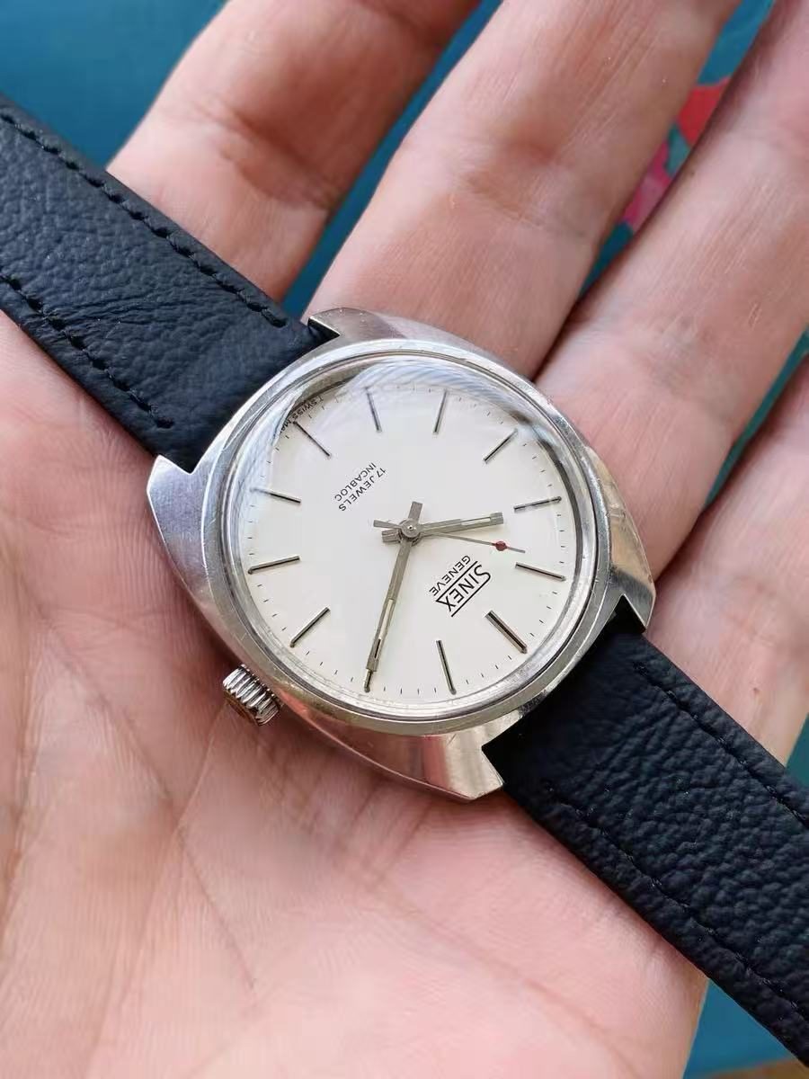 Swiss Made Sinex Genève Manual-Winding Watch 1950 17 Jewels 35MM 335-0090