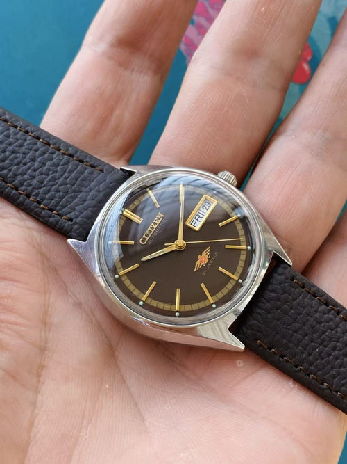 Citizen Day Date Automatic Watch 8200 21 Jewels 36MM 306-0140