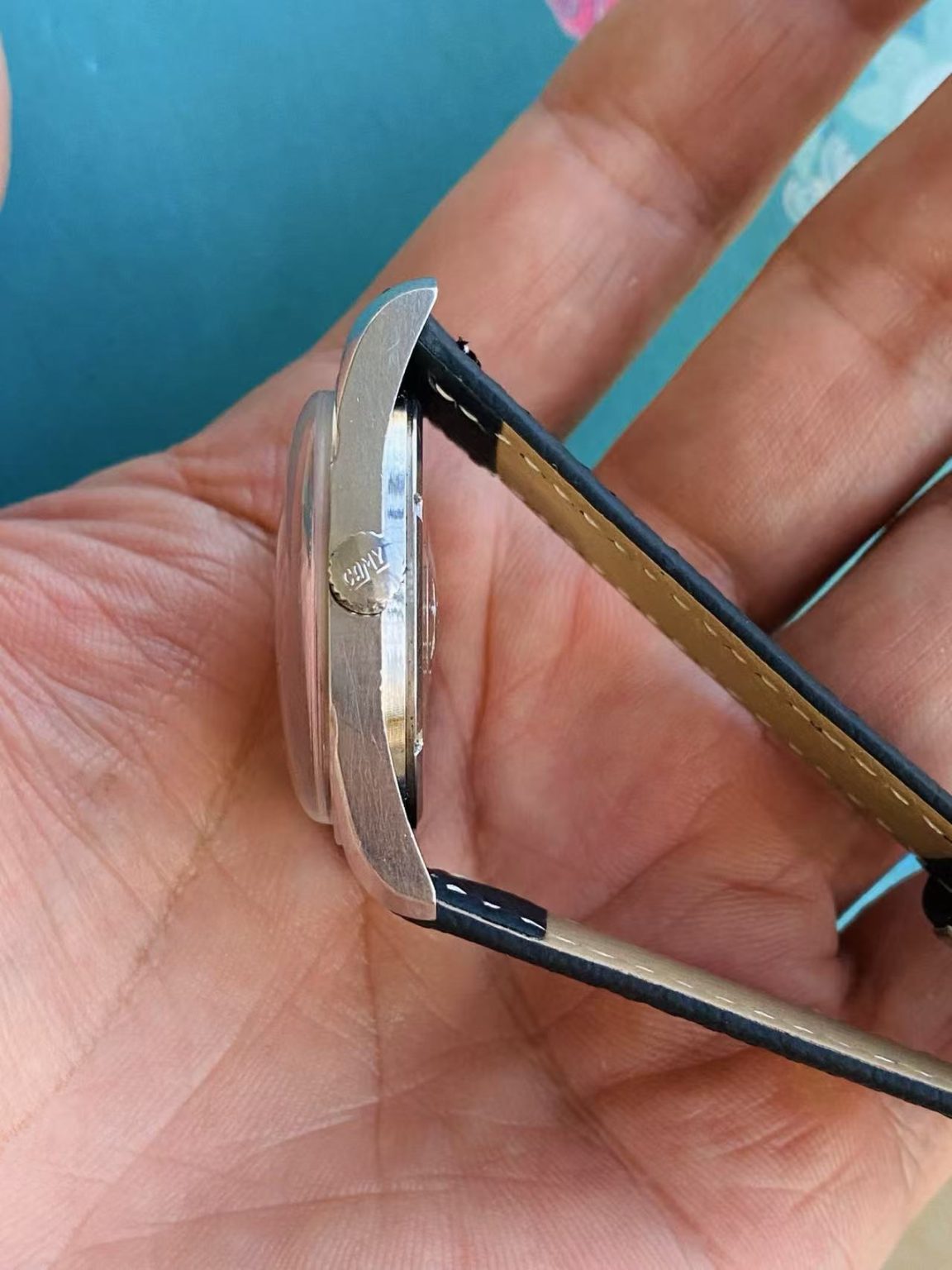 CAMY Vintage Jetking Manual Wind Mens' Watch ETA2750 21 Jewels 34MM 144-0238