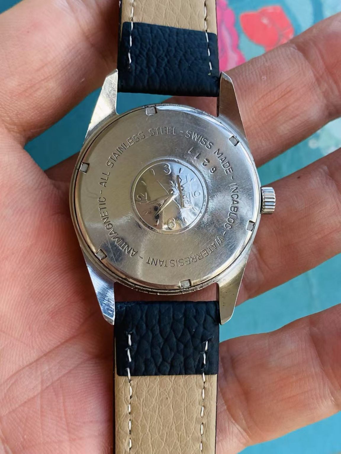 CAMY Vintage Jetking Manual Wind Mens' Watch ETA2750 21 Jewels 34MM 144-0238