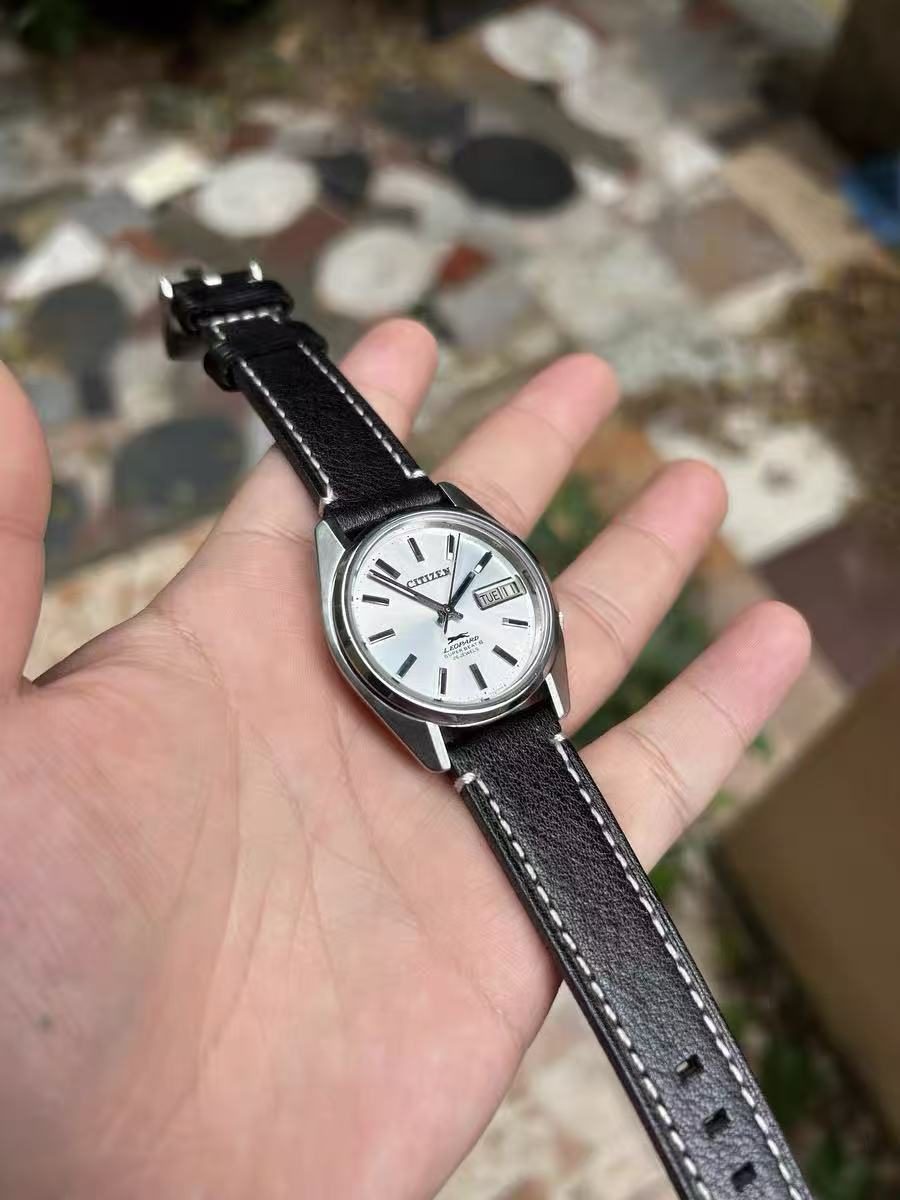 Citizen Leopard Day Date Automatic Watch 28800 26 Jewels 36.6MM 316-0460