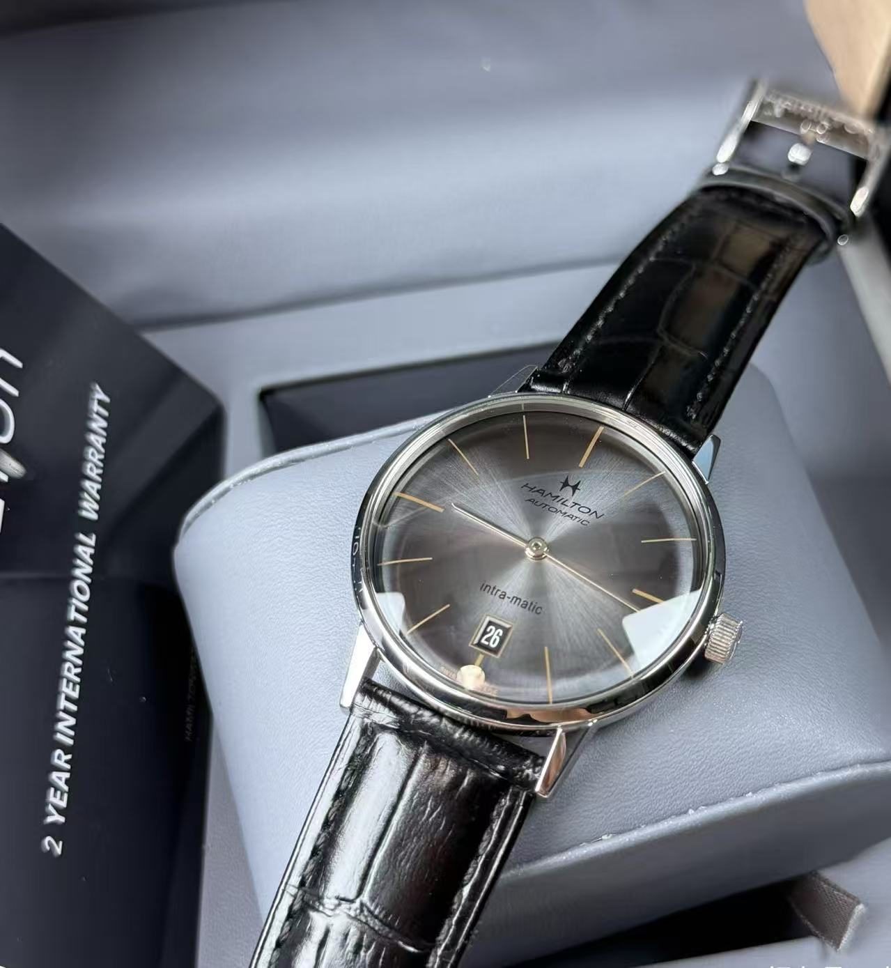 Hamilton Intra-Matic Date Automatic Watch 2892-A2 38MM H38455781 278-1950