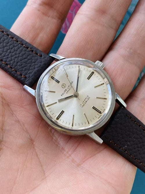 FAVRE-LEUBA manual-winding Watch ETA2750 17 Jewels 35MM 309-0258