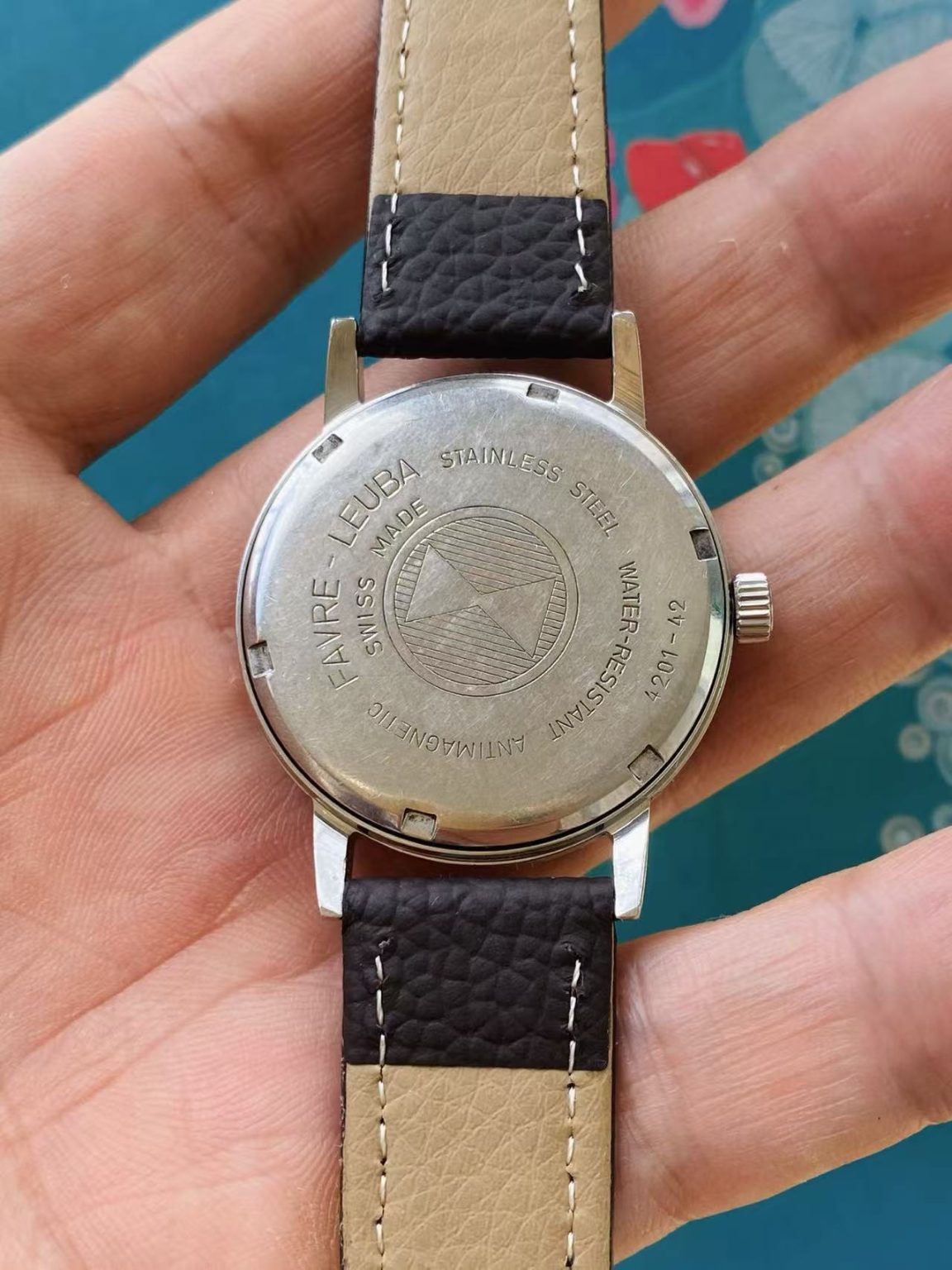 FAVRE-LEUBA manual-winding Watch ETA2750 17 Jewels 35MM 309-0258