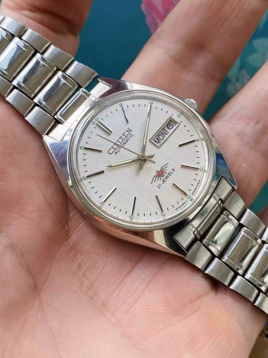 Citizen Day Date Automatic Watch 8200 21 Jewels 35.8MM 327-0150