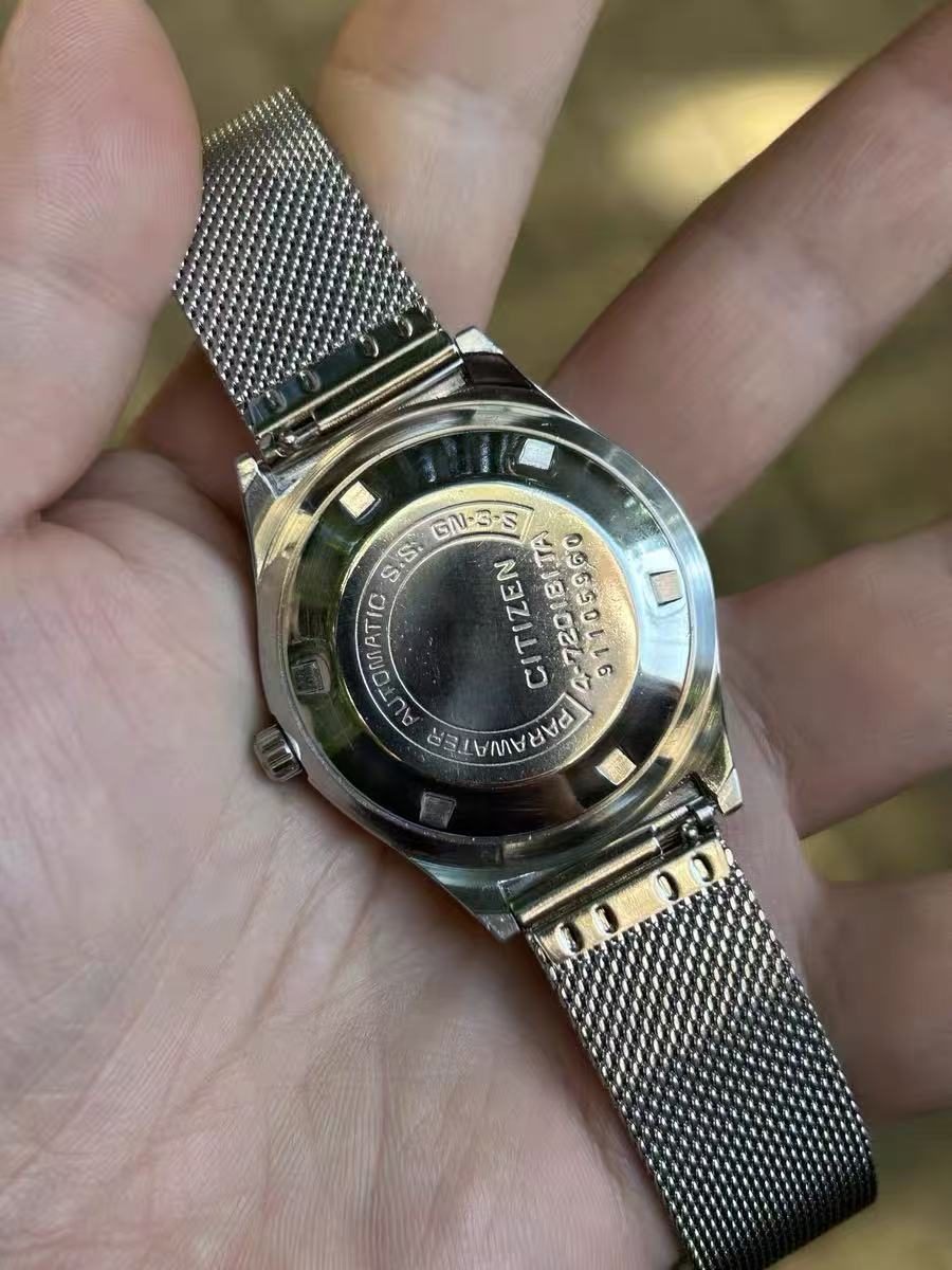 Citizen Seven Star V2 Day Date Automatic Watch 25 Jewels 37.5MM 315-0370