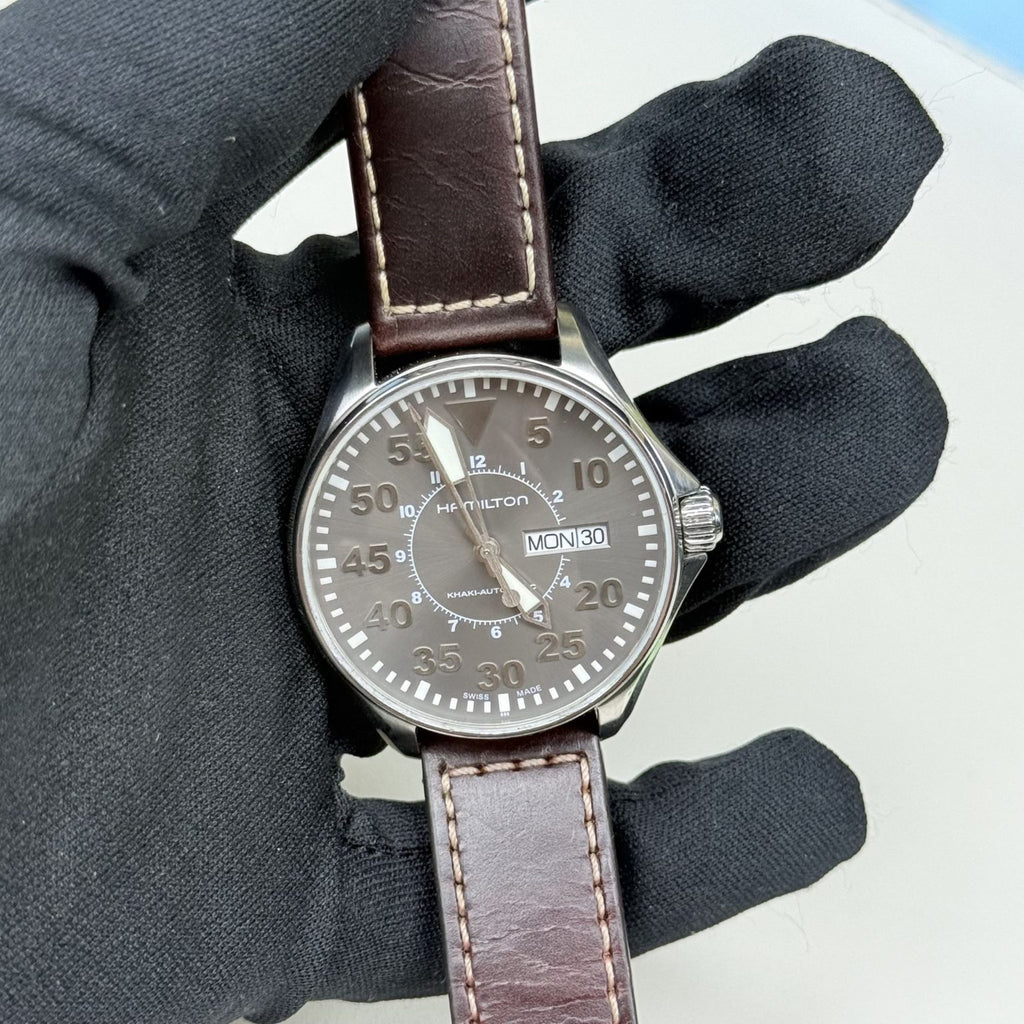 Hamilton Khaki Aviation Pilot Day Date Watch, 38MM, Ref.H644250 363-1600