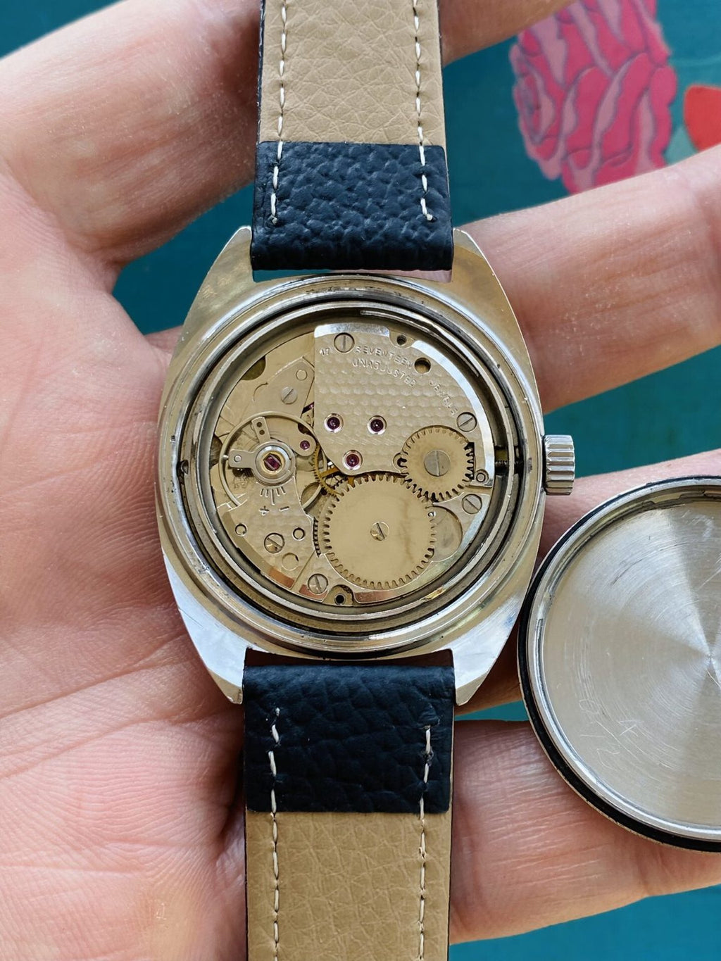 YEMA Vintage Manual-Winding Mens' French Watch 35mm 17 Jewels 375-210