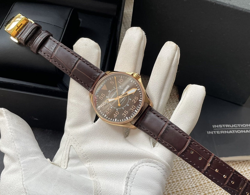 Hamilton Khaki Aviation Pilot Day Date Watch, 38MM, Ref.H64445595 SKU.392-1450