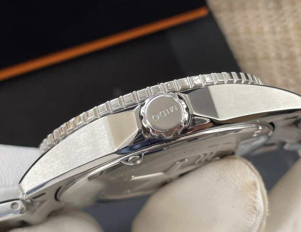 Mido Ocean Star Day Date Automatic Watch 42.5mm Full Set 396-1900