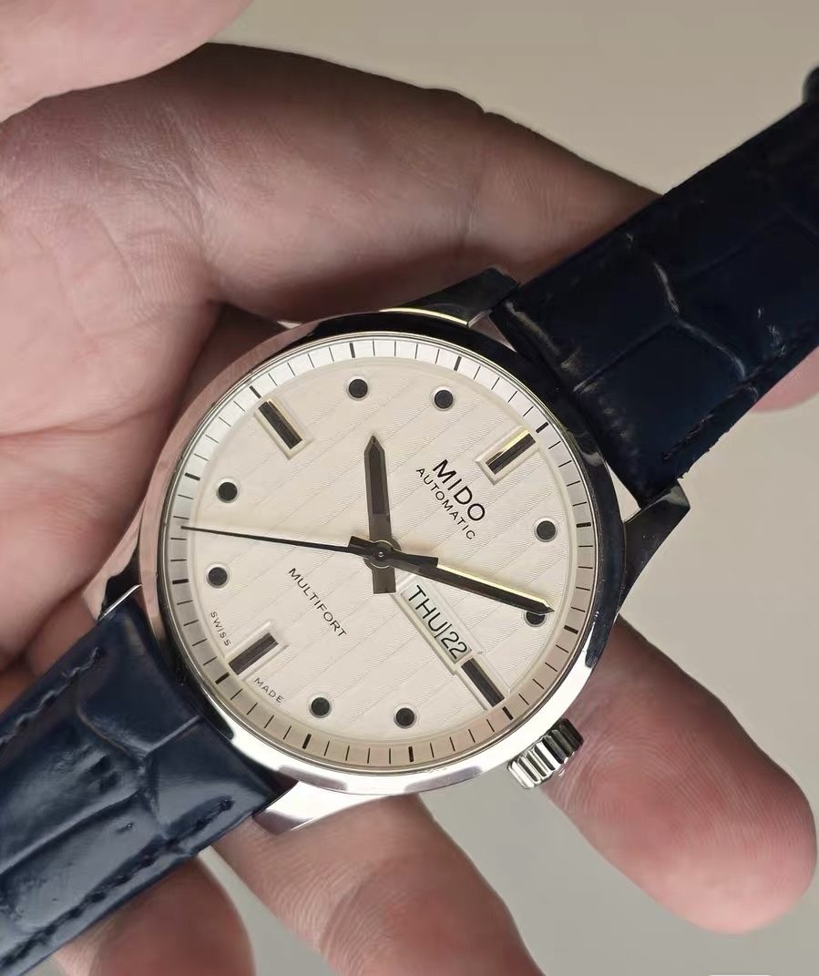 MIDO Multifort Men's Automatic Watch 42mm Swiss Made 382-1440 Full Set