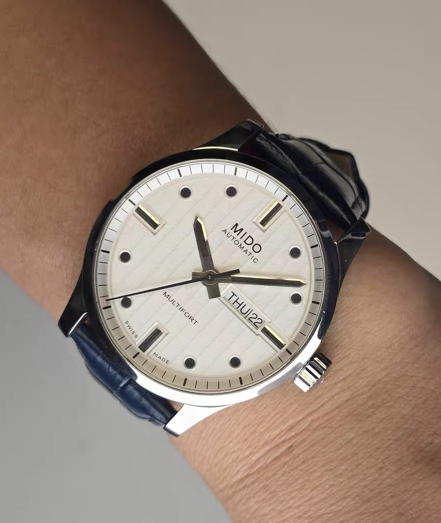 MIDO Multifort Men's Automatic Watch 42mm Swiss Made 382-1440 Full Set