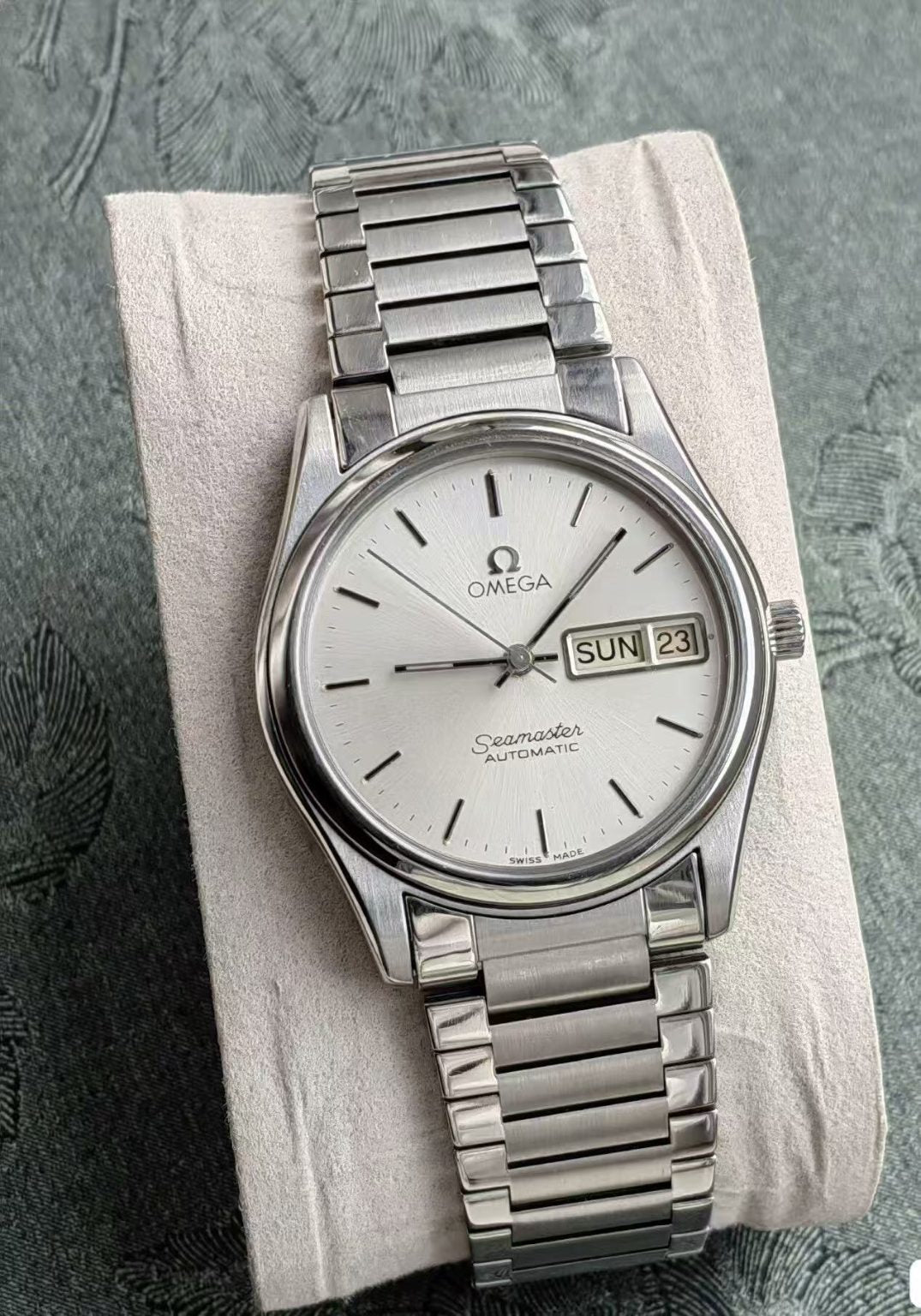 Swiss Made Omega Seamaster 1020 Day Date Automatic Watch 36.5MM 374-3150
