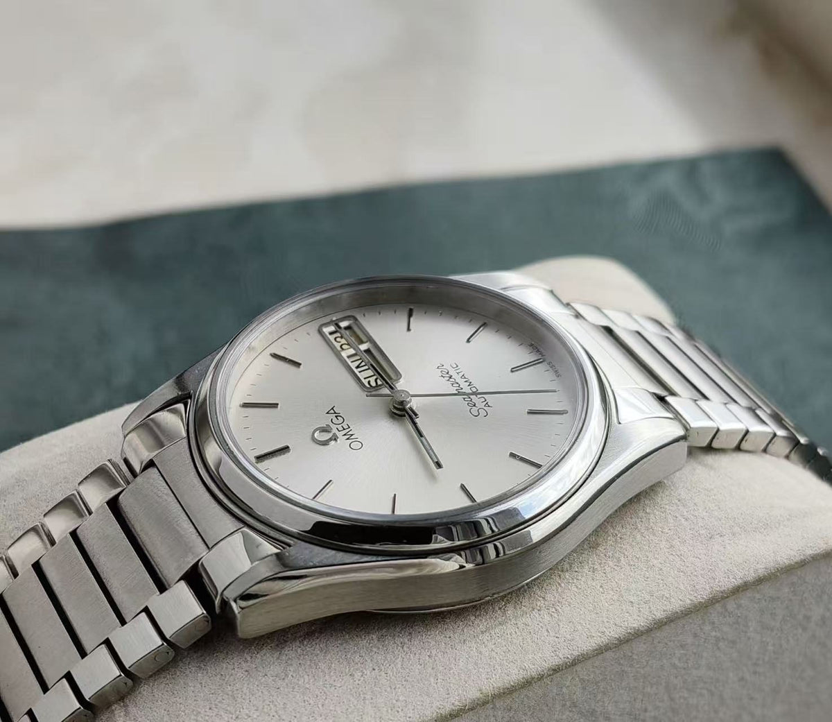 Swiss Made Omega Seamaster 1020 Day Date Automatic Watch 36.5MM 374-3150
