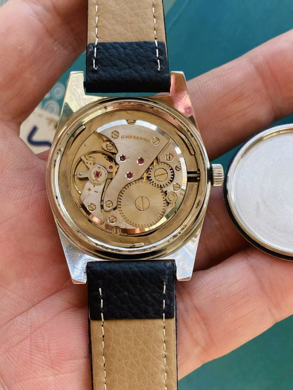 Swiss Made OLMA Vintage Manual-Winding Mens' Watch 36mm 377-0170