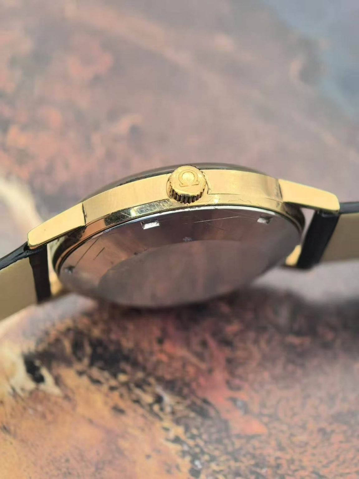 Swiss Made Omega Geneve Date Automatic Watch Cal.565 24 Jewels 34.5MM 376-3800