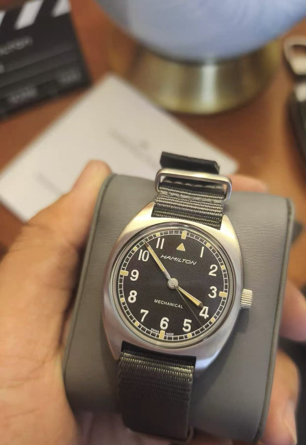 Hamilton Khaki Aviation Pilot Dial Mechanical H76419941 100M Watch 351-2800