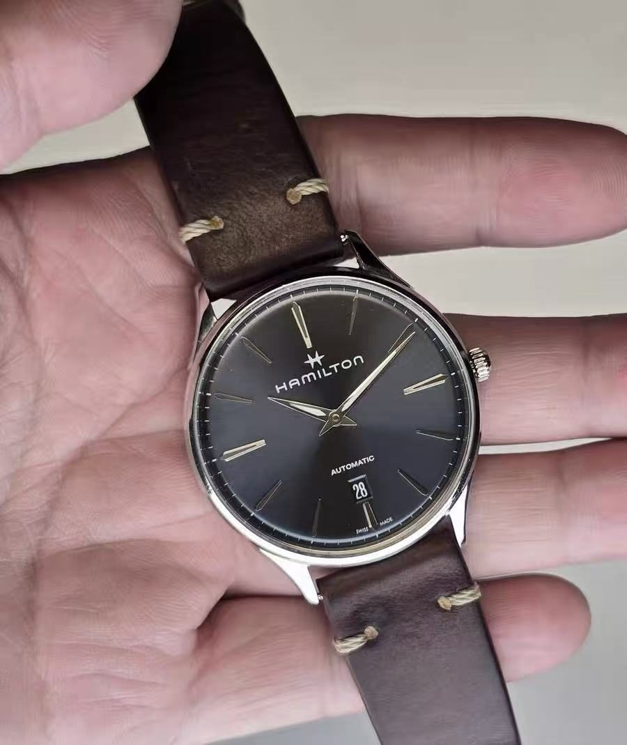 Hamilton Jazzmaster Thinline Date Automatic Watch ETA2892 40MM FULL Set 381-1640