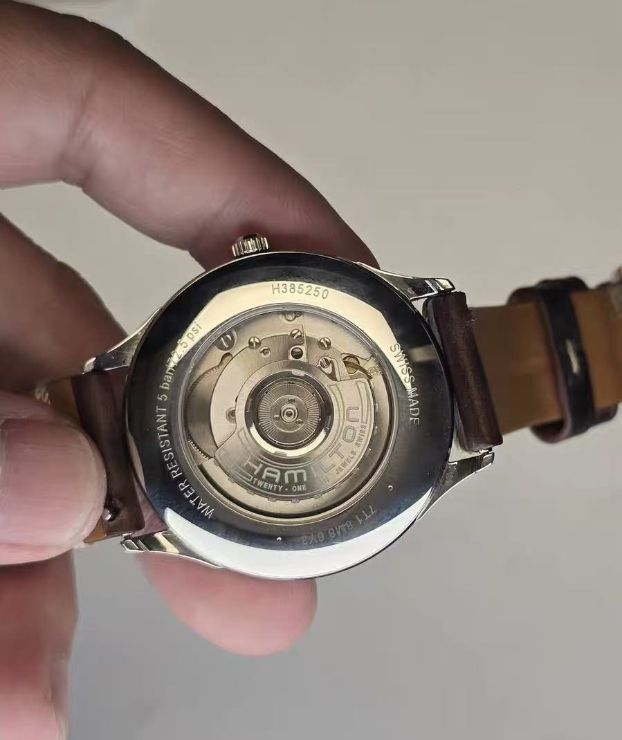 Hamilton Jazzmaster Thinline Date Automatic Watch ETA2892 40MM FULL Set 381-1640