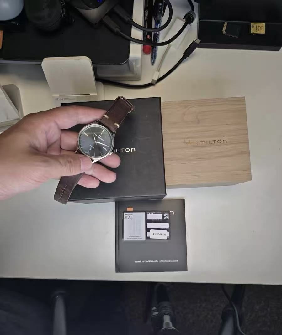 Hamilton Jazzmaster Thinline Date Automatic Watch ETA2892 40MM FULL Set 381-1640