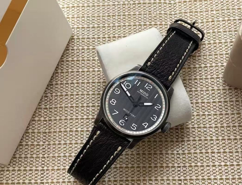 Swiss Made Mido Multifort Date Automatic Watch 25 Jewels 44MM 348-1350