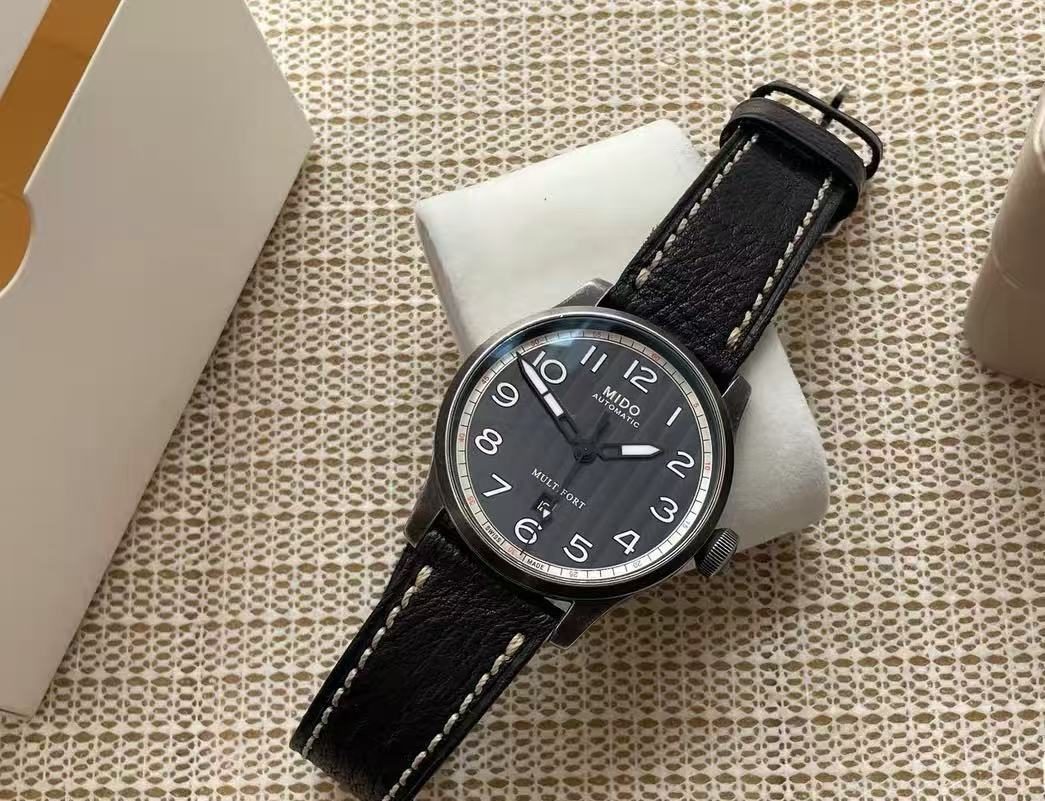 Swiss Made Mido Multifort Date Automatic Watch 25 Jewels 44MM 348-1350