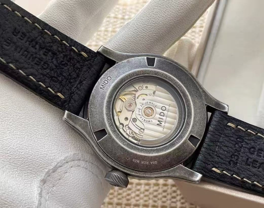 Swiss Made Mido Multifort Date Automatic Watch 25 Jewels 44MM 348-1350