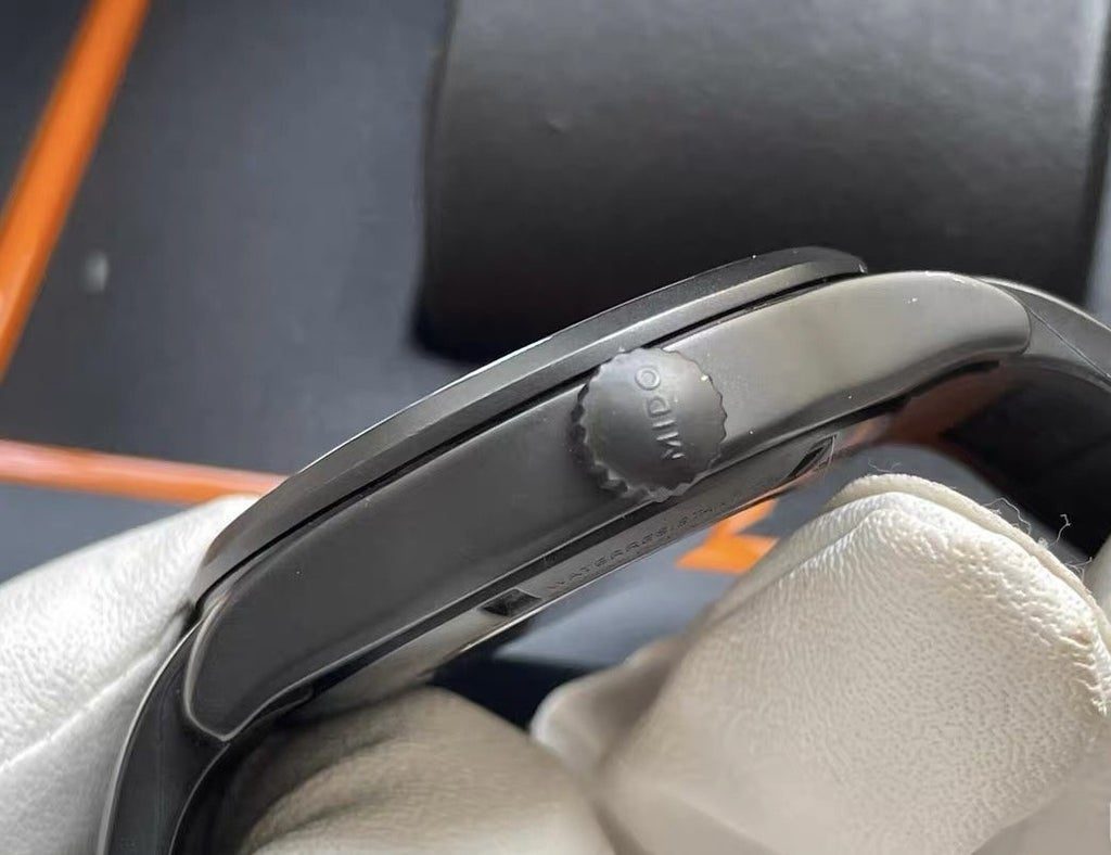 Swiss Made MIDO Multifort Men's Automatic Day Date Watch 42mm 344-1400 Full Set