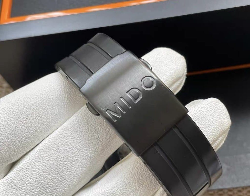 Swiss Made MIDO Multifort Men's Automatic Day Date Watch 42mm 344-1400 Full Set