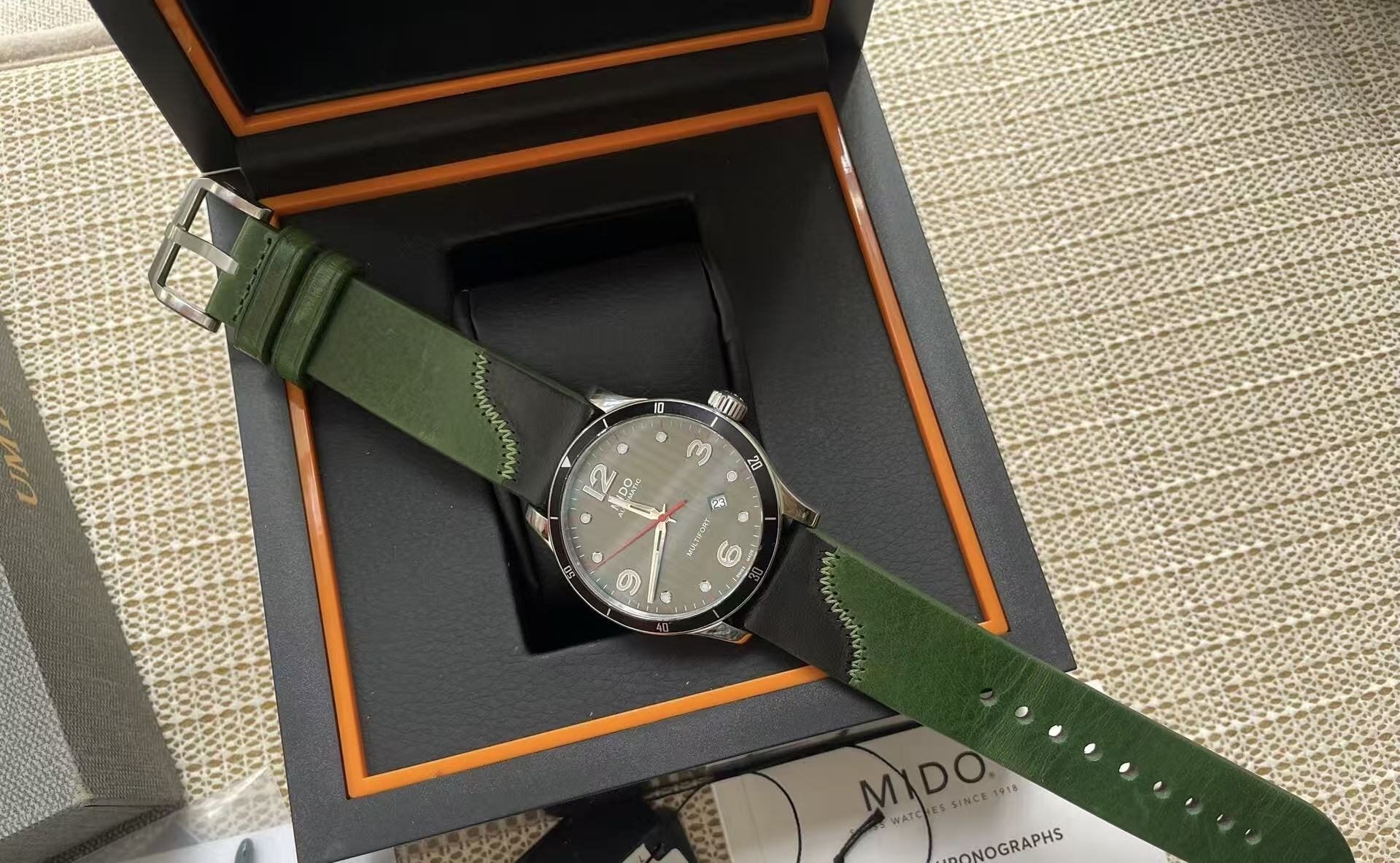 Swiss Made Mido Multifort Date Automatic Watch 25 Jewels 42MM 400-1150