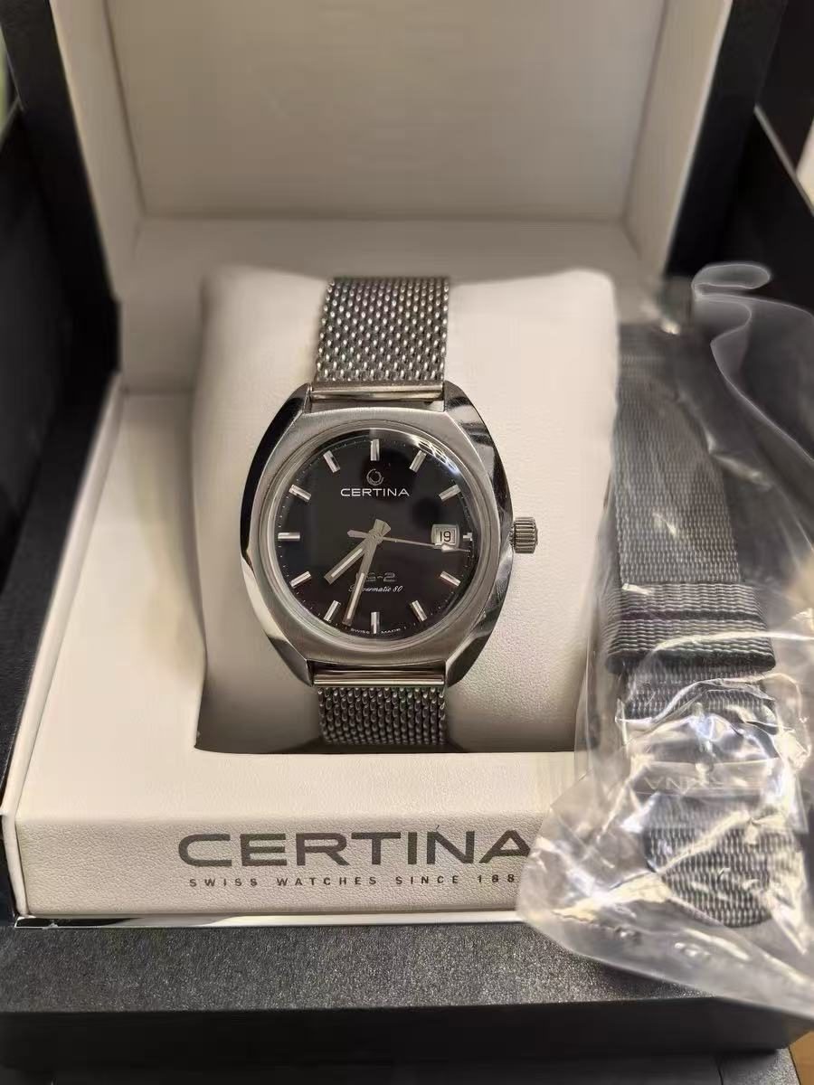 Swiss Made Certina DS-2 Date Automatic Watch 80Hours 40MM 387-1800