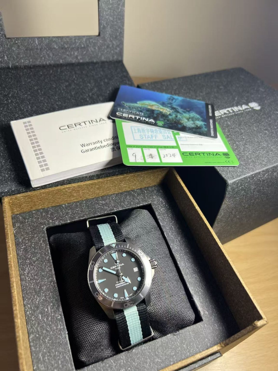 Swiss Made Certina DS Action Date Automatic Watch Powermatic 80 38MM 395-2200