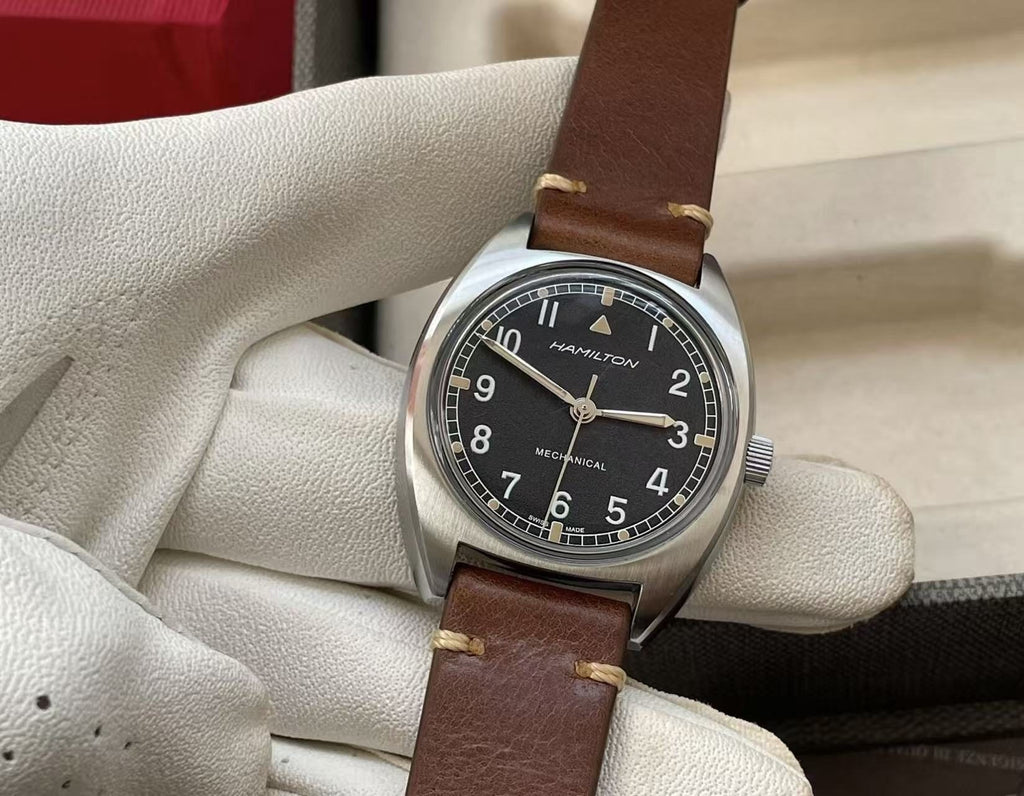 Swiss Made Hamilton Khaki Aviation Pilot Manual Winding Watch H-50 36MM 389-2150