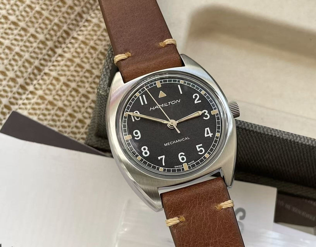 Swiss Made Hamilton Khaki Aviation Pilot Manual Winding Watch H-50 36MM 389-2150