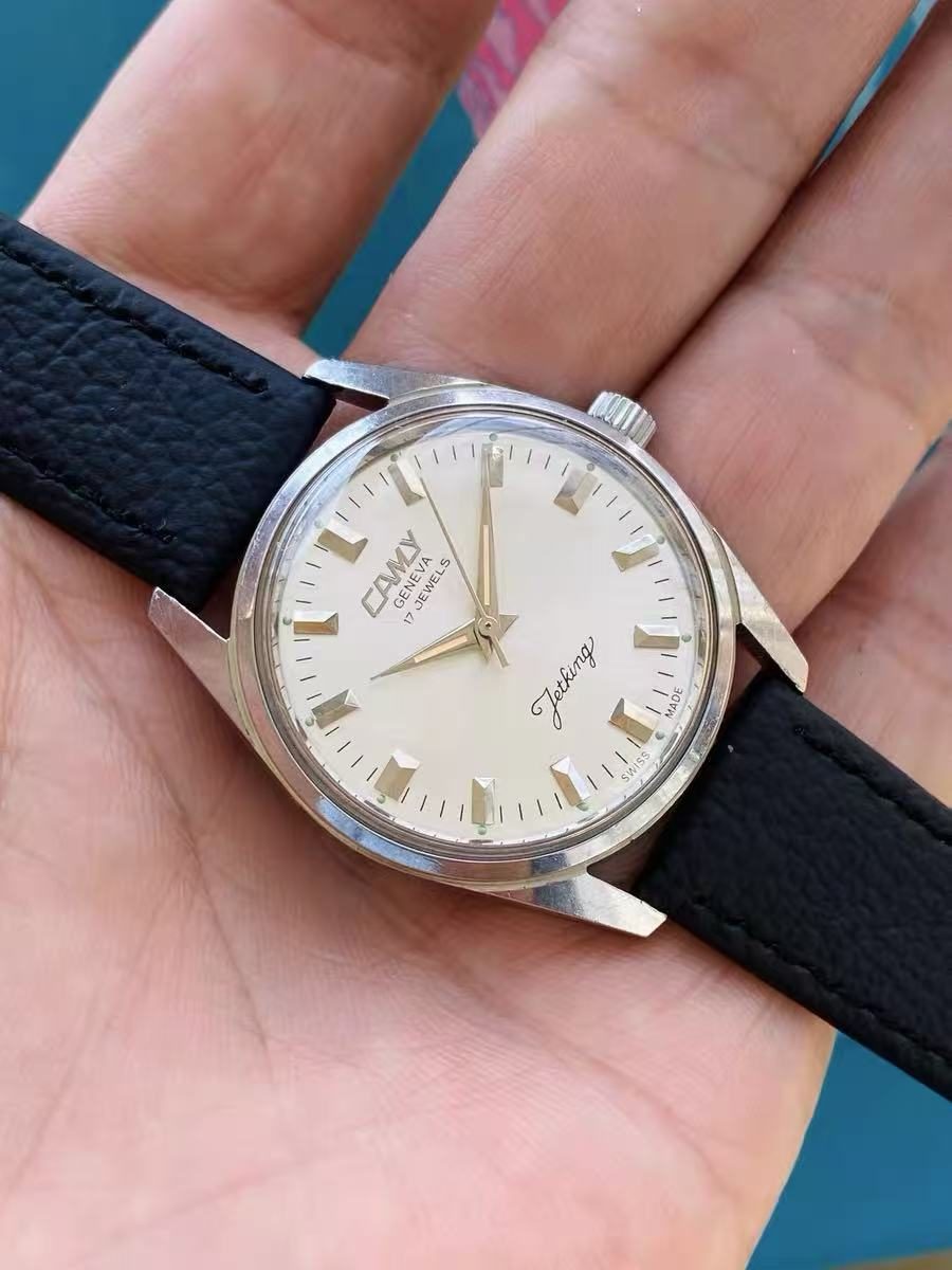 Camy Vintage Jetking Manual-Winding Watch ETA2750 17 Jewels 34.3MM