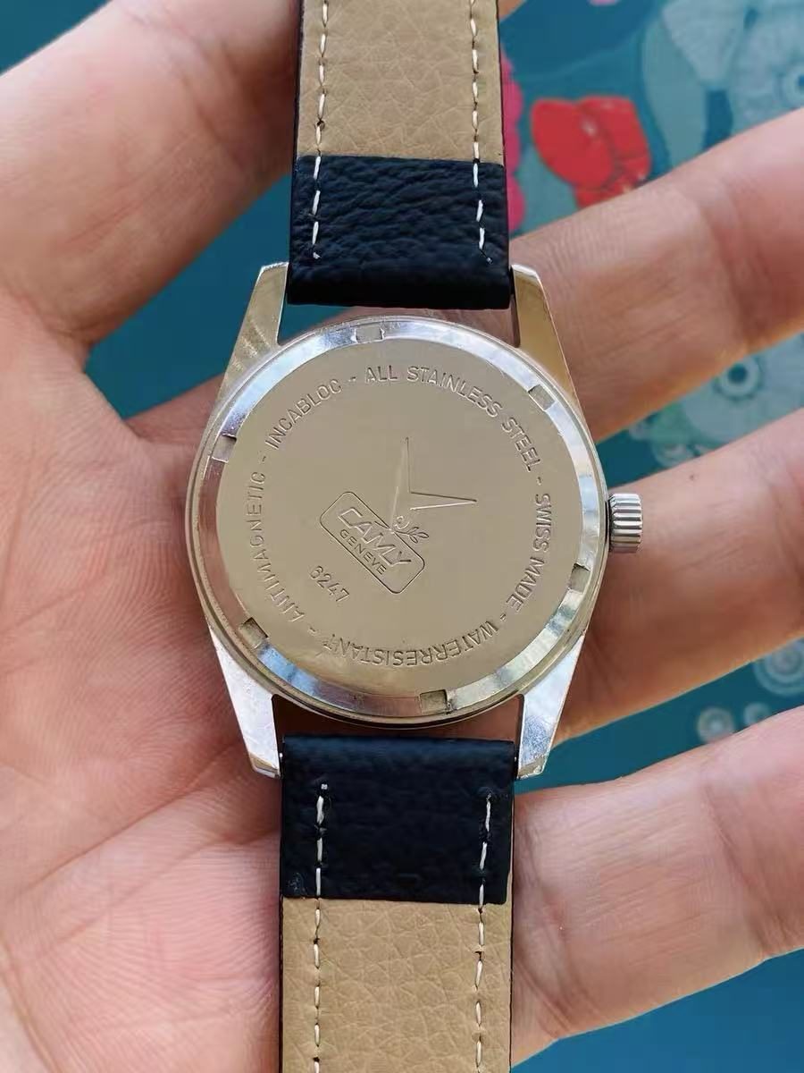 Camy Vintage Jetking Manual-Winding Watch ETA2750 17 Jewels 34.3MM 405-0228