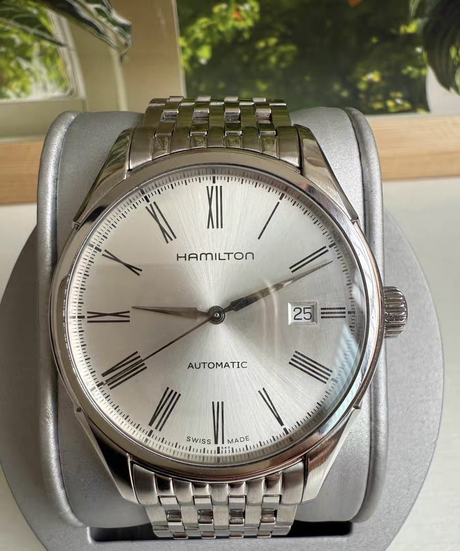 Swiss Made Hamilton Valiant Automatic Watch H-10 80-Hours 40mm 436-1500