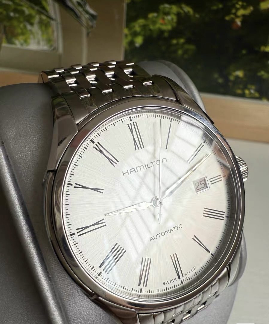 Swiss Made Hamilton Valiant Automatic Watch H-10 80-Hours 40mm 436-1500