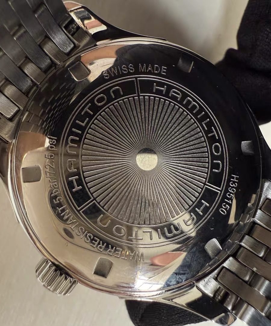 Swiss Made Hamilton Valiant Automatic Watch H-10 80-Hours 40mm 436-1500