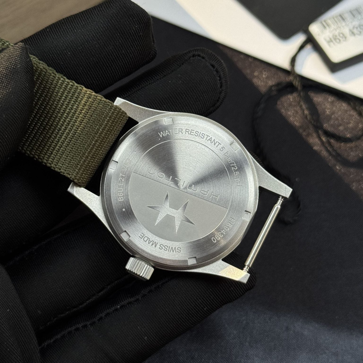 Swiss Made Hamilton Khaki Field Mechanical Watch 38mm H69439931 Full Set 426-2200