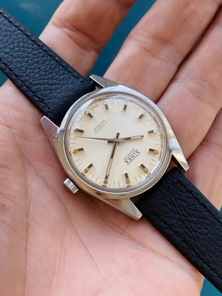 Swiss Made Sinex Genève Manual-Winding Watch 17 Jewels 36MM 420-0178