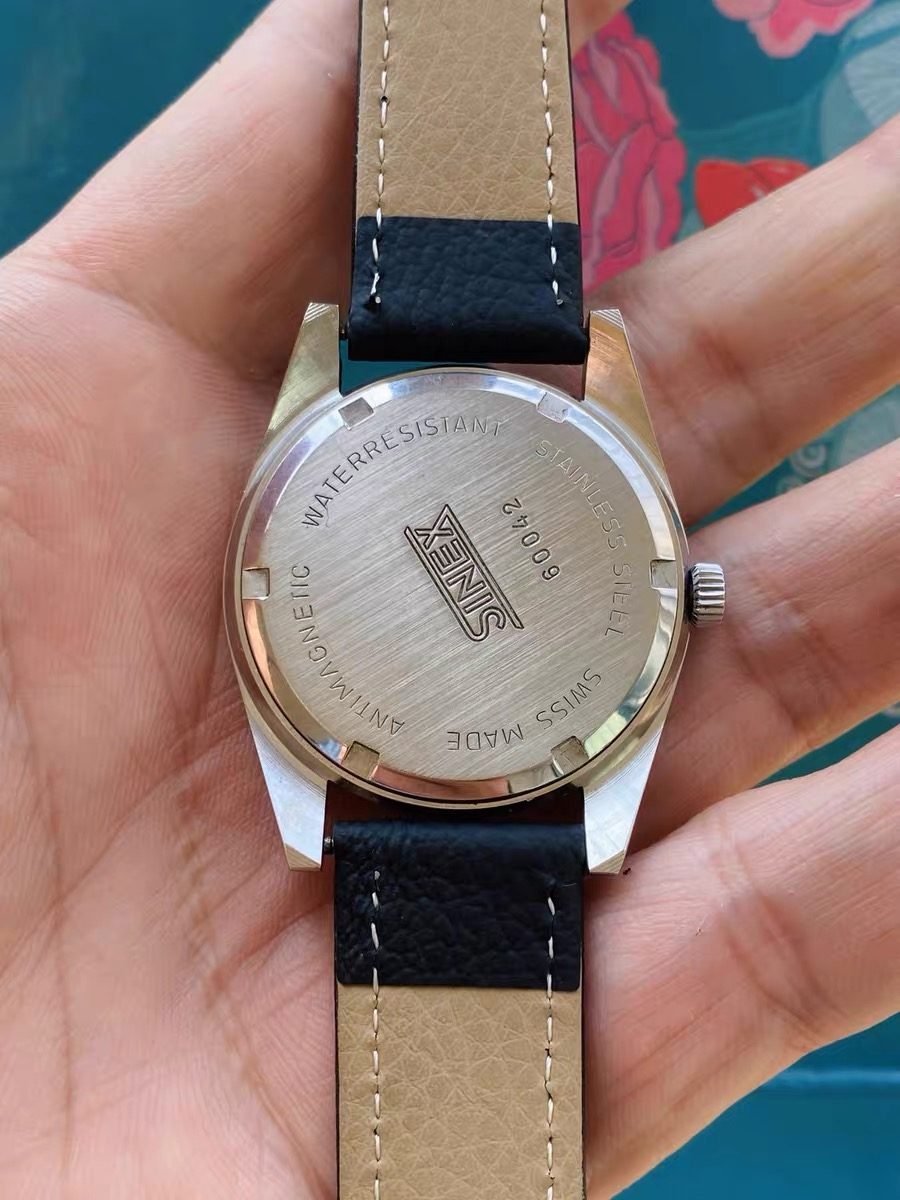 Swiss Made Sinex Genève Manual-Winding Watch 17 Jewels 36MM 420-0178