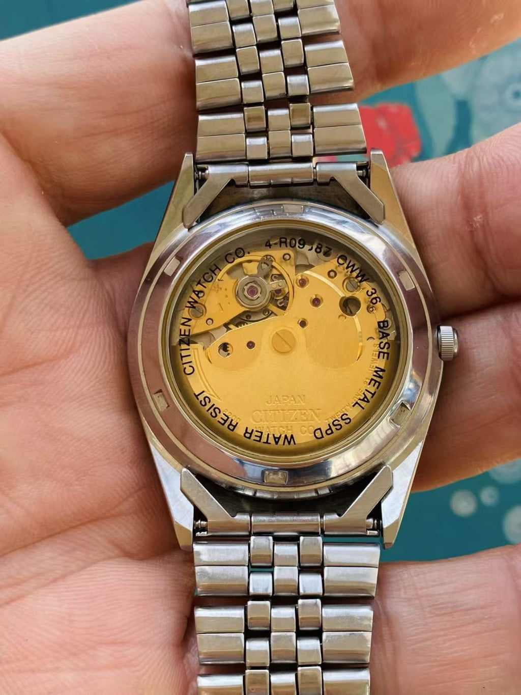 Citizen Day Date Automatic Watch 8200 21 Jewels 36MM 416-0190