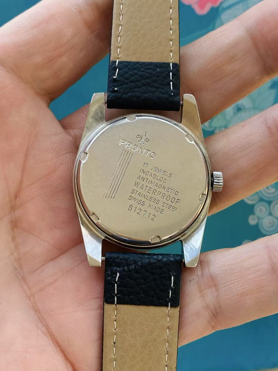 PRONTO Vintage Manual-Winding Watch ETA2750 34.3mm 17 Jewels 441-0190