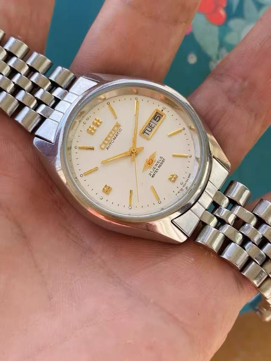 Citizen Day Date Automatic Watch Cal.8200 21 Jewels 36.8MM 371-0140