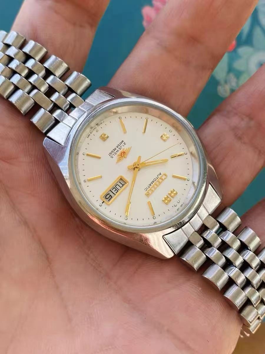 Citizen Day Date Automatic Watch Cal.8200 21 Jewels 36.8MM 371-0140