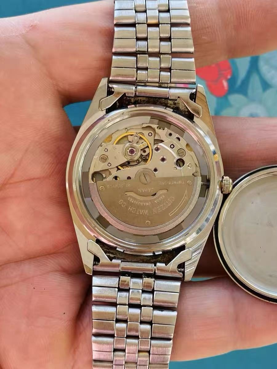 Citizen Crystal 7 Day Date Automatic Watch Cal.8200 21 Jewels 36mm 370-0200