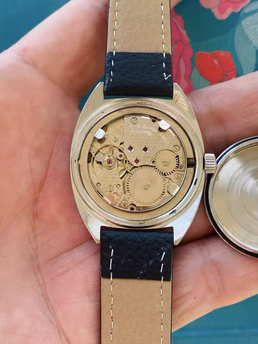 YEMA Vintage Manual-Winding Men's Watch 36mm 17 Jewels 366-0178