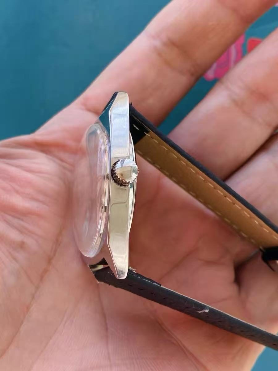 YEMA Vintage Manual-Winding Men's Watch 36mm 17 Jewels 366-0178