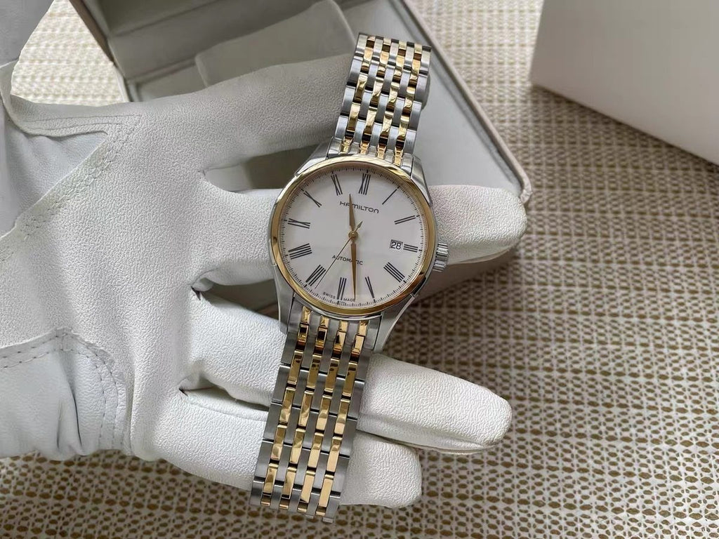 Swiss Made Hamilton Valiant Automatic Watch H-10 80-Hours 40mm 423-1400